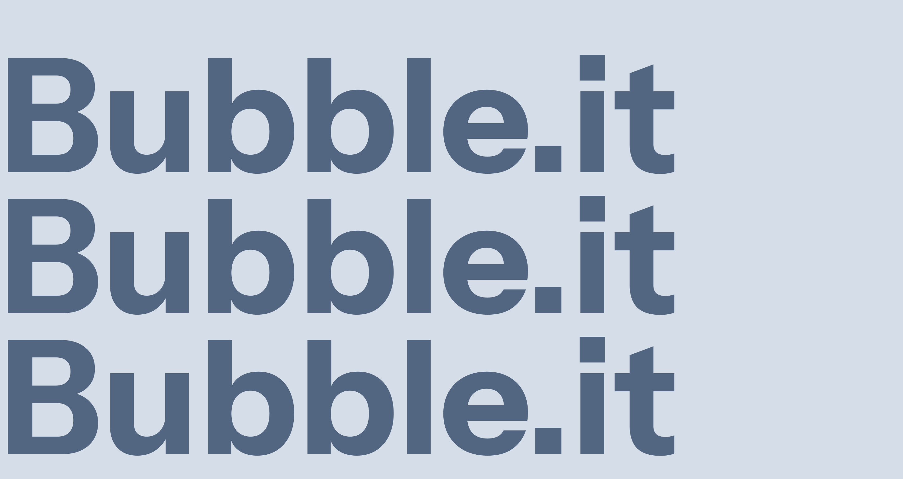 Bubble.it background
